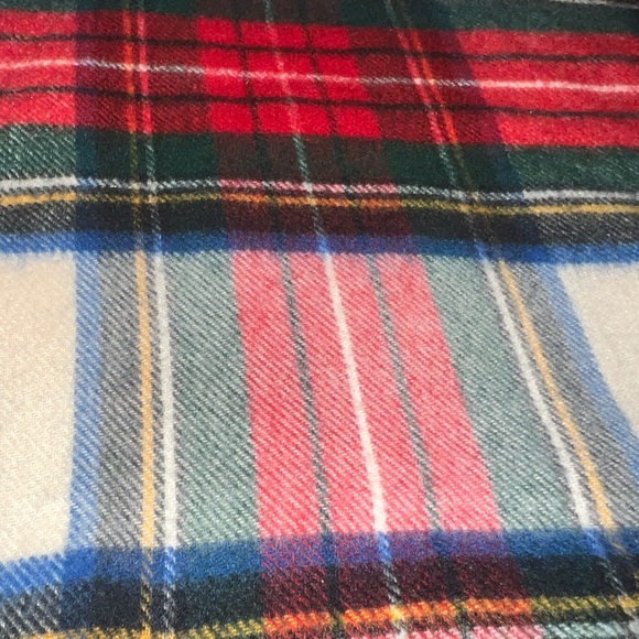 Lord & Taylor Plaid Acrylic Scarf - Picture 4 of 8